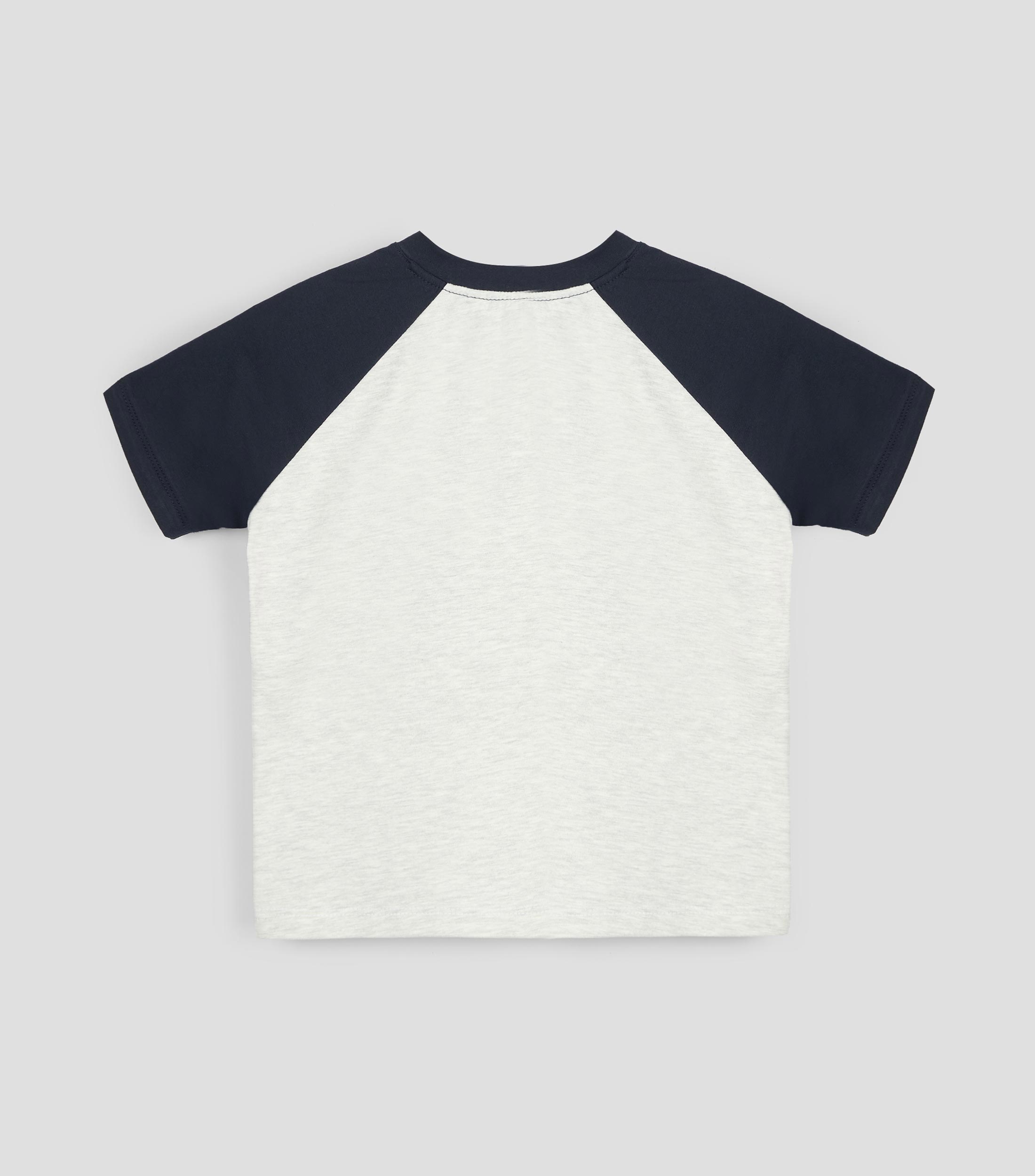 Playera cuello redondo manga corta estampada Niña